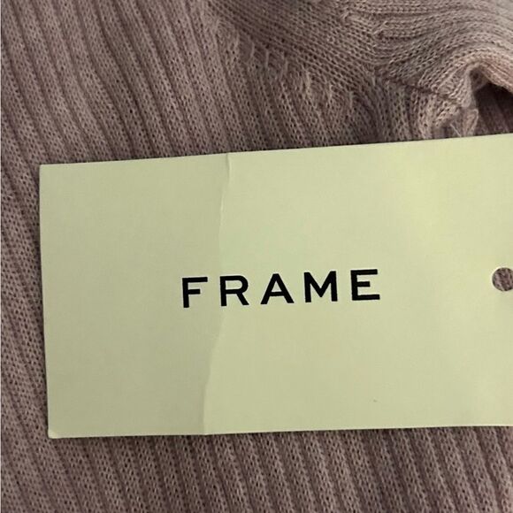 Frame Revolve Off the Shoulder Lilac Cardigan Sweater Size Medium New MSRP 280 - Picture 6 of 8